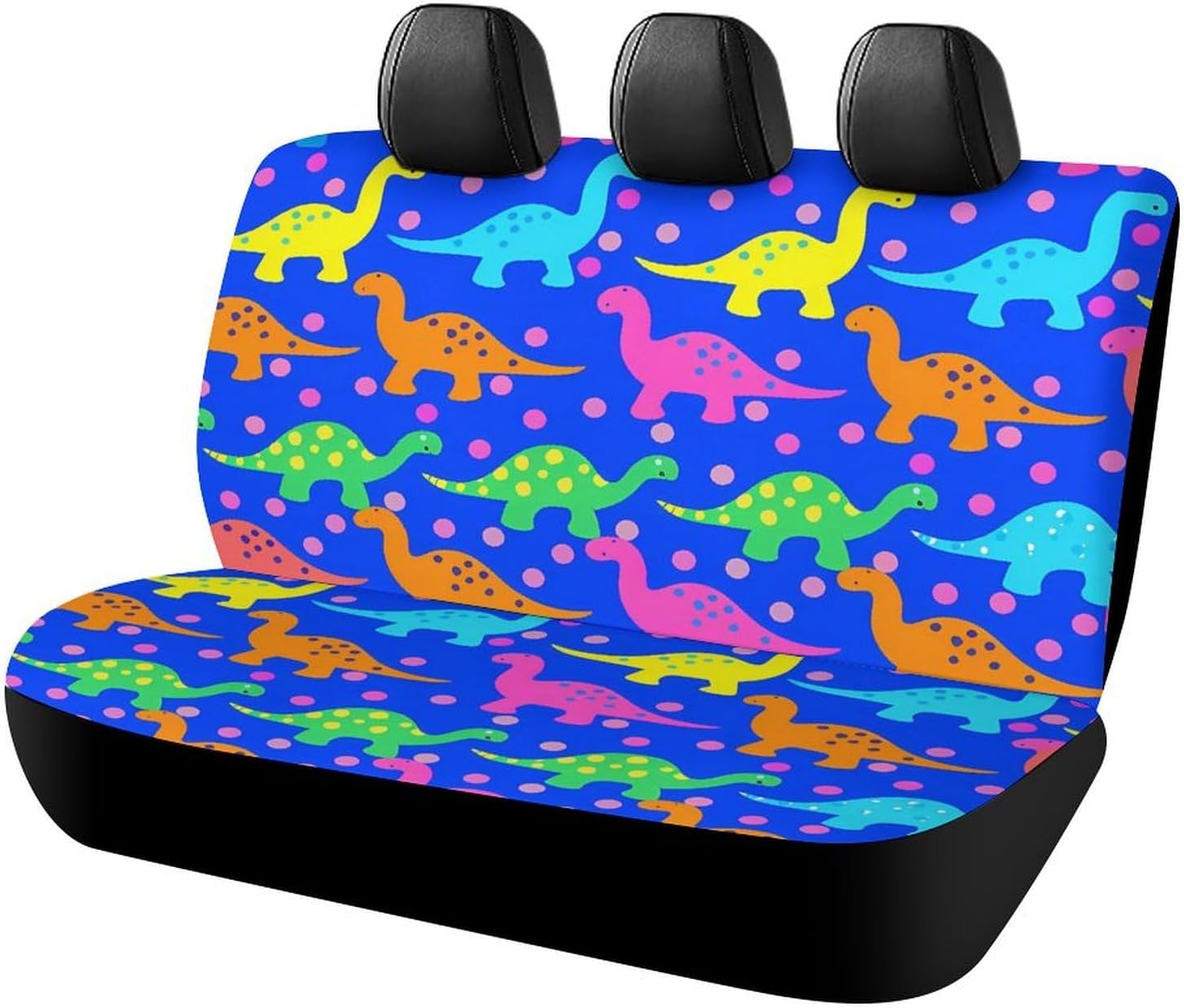 Dinosaurs Car Seat Cover Print Rear Bench Seat Cover Car Seat Protector Car Interior Accessories for Women Men