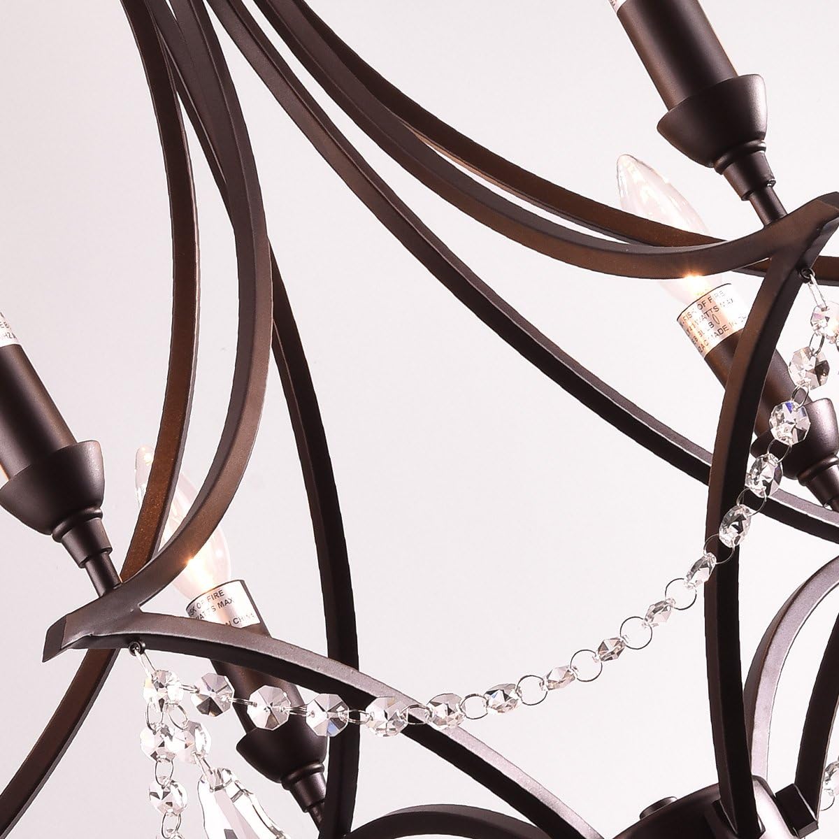 🔥 Flash Sale mirrea Vintage Crystal Chandeliers Pendant Lights No Shade Oil Rubbed Dark Bronze 6 Lights of Candelabra Base Get Discount Offer mirrea Vintage Crystal Chandeliers Pendant Lights No Shade Oil Rubbed Dark Bronze 6 Lights of Candelabra Base