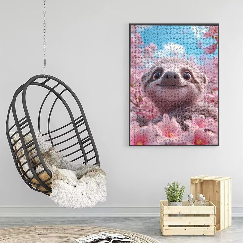 Puzzle 4000 Pezzi, Fiori Di Pesca Pigrizia 3D Puzzle per Adulti Impegnativo, Educa Puzzles Artistico, Divertente E Stimolante Puzzles Decorativo per La Famiglia, Regalo e Decorazione Pareti DX0YL6-881