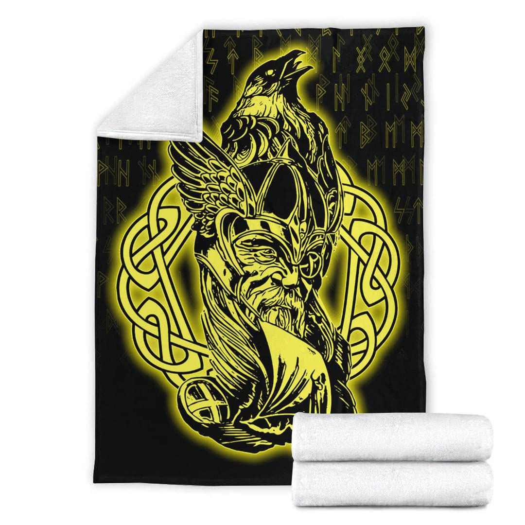 Couverture de la mythologie nordique viking plaid odin rune