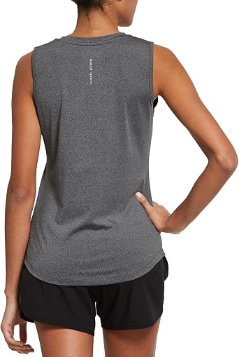 baleaf Womens Workout Tank Tops Sleeveless Quick Dry Running Shirts Lightweight Loose Fit for Yoga Athletic Gym