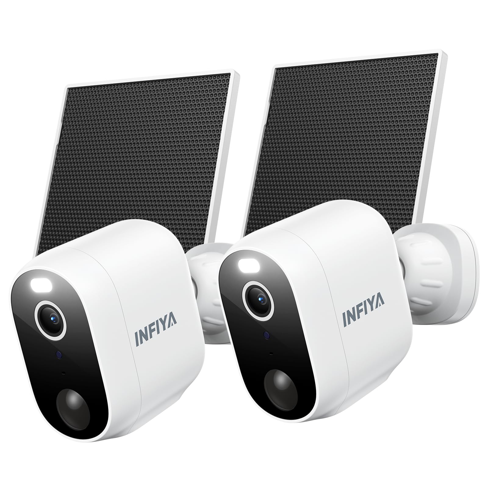 Solar Camera Outdoor Wireless-2.4GHz Wi-Fi Outside Cameras for Home Security, PIR Motion Detection, Siren Alarm, 2K Color Night Vision, SD & Cloud Storage(Optional), Work with Alexa, Z1 2P