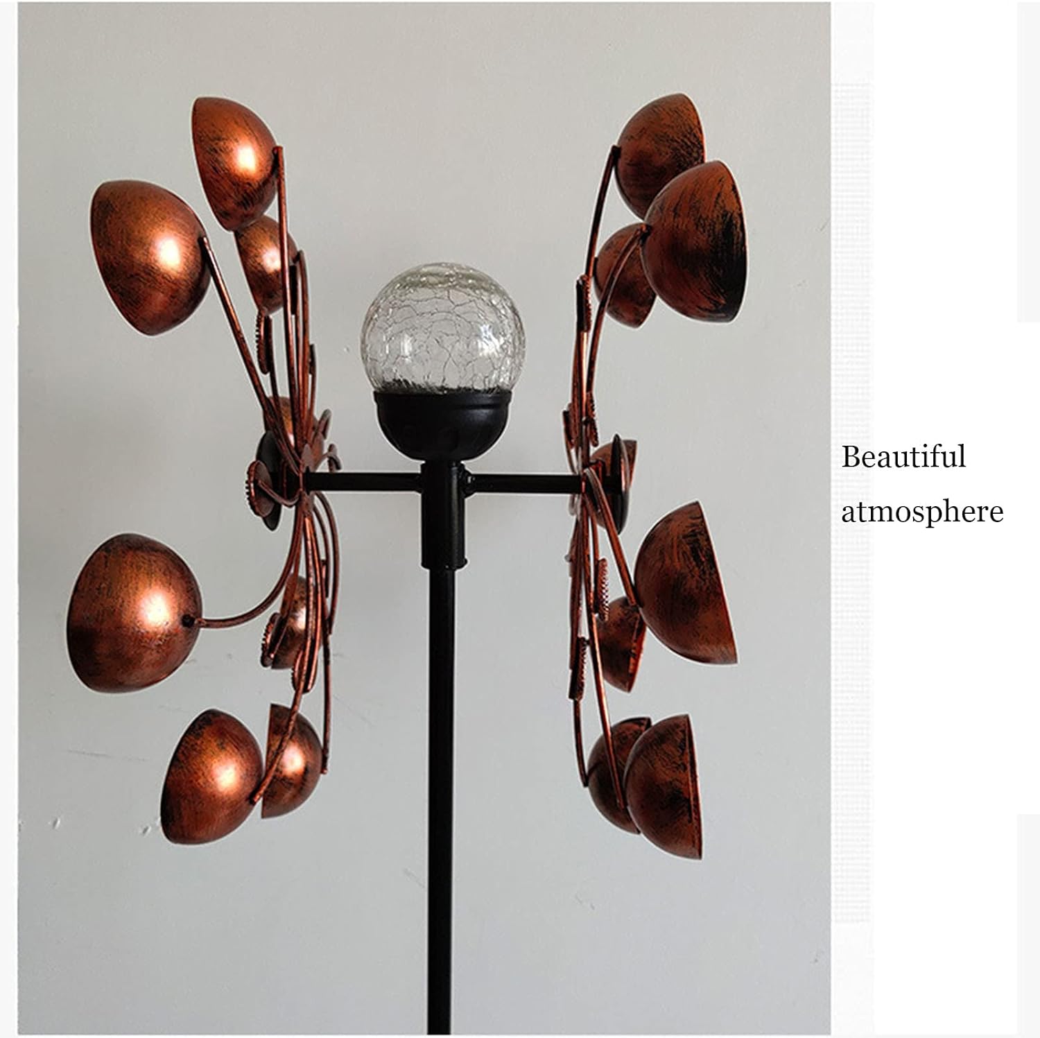 Garden Decor Garden Plugin Creative Metal Outdoor Decorative Wrought Iron Pendant Suitable Perfect for Outdoor Garden Decor and Garden Art