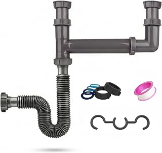 Double Bowl Kitchen Sink Drain Kit