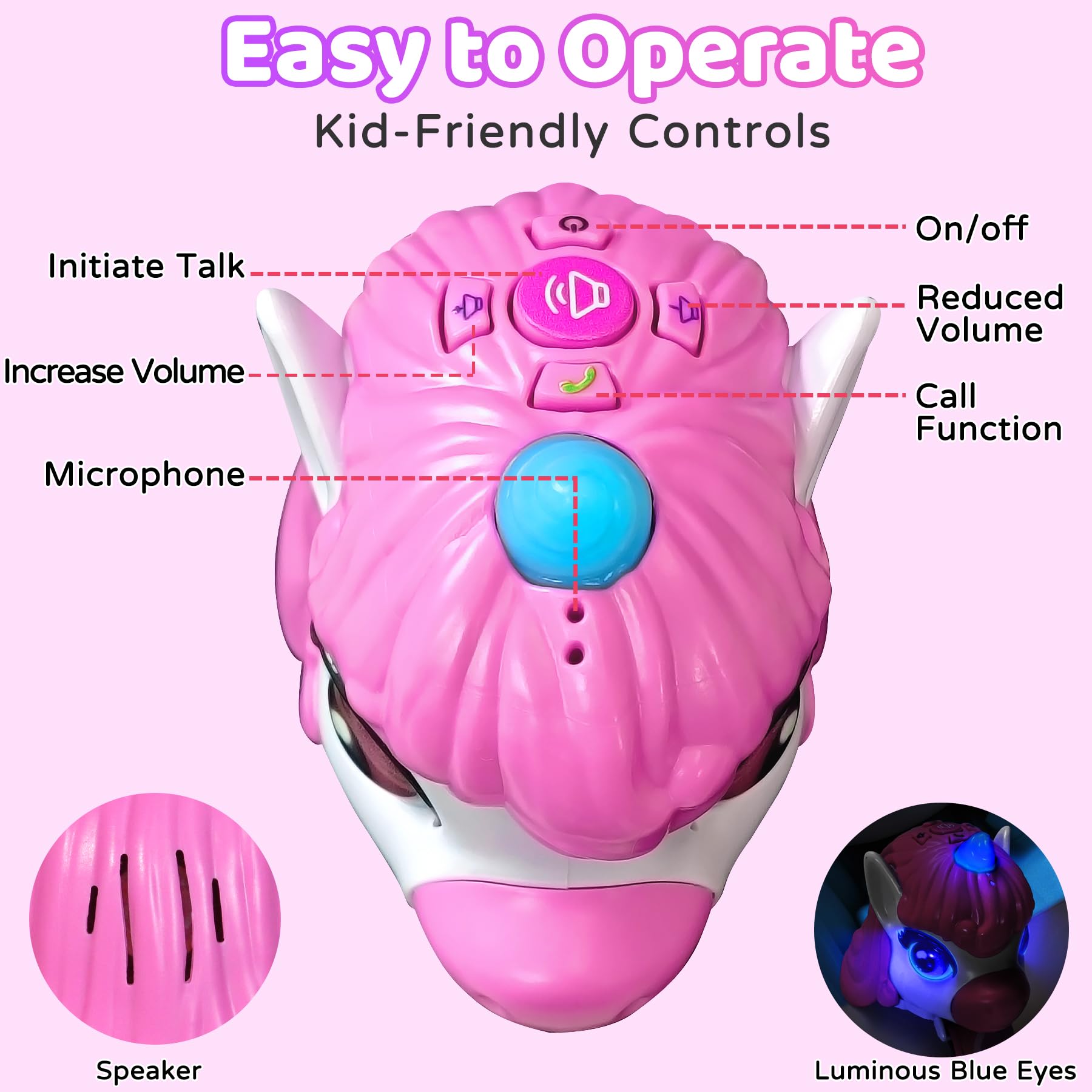 Walkie Talkies para niños, paquete de 2 – Juguetes para edades de 3-4 5-7 8-12 años Niños Niñas Cumpleaños 3 4 5 6 7 8 9 10 11 12 años de edad de largo alcance Camping al aire libre Juguetes 3