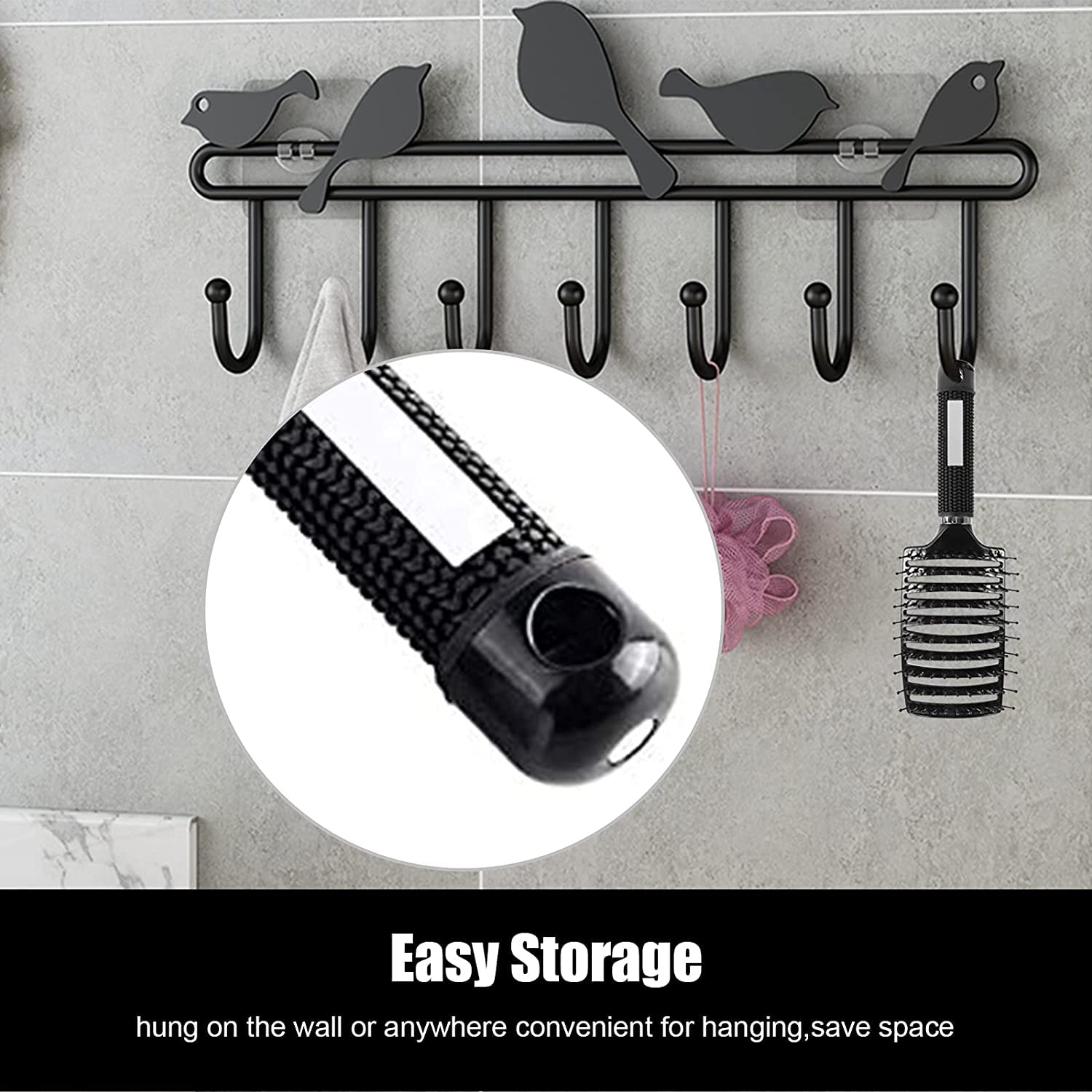 Hairstreaq Detangling Brush, Voremy Magical Brush Detangler, Girls Hair Brush, Vented Detangling