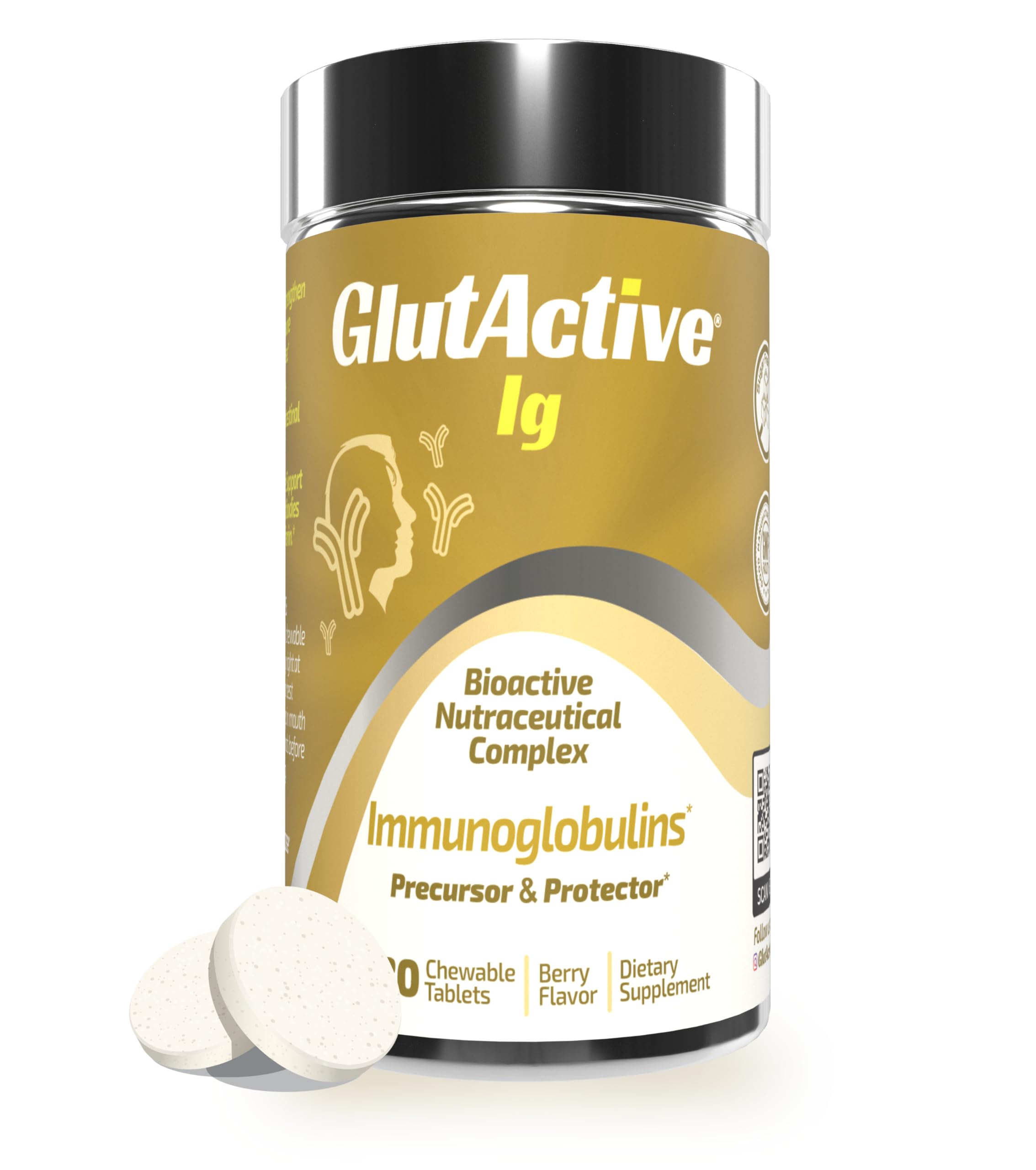 IG-Gold 750mg | Colostrum | Healthy Immune Function, Protect, Regenerate & Strengthen, Sleep Aid, Gut Restore | Melatonin + Vitamin D + Resveratrol + Cysteine, Elderberry (Sauco). (30ct)