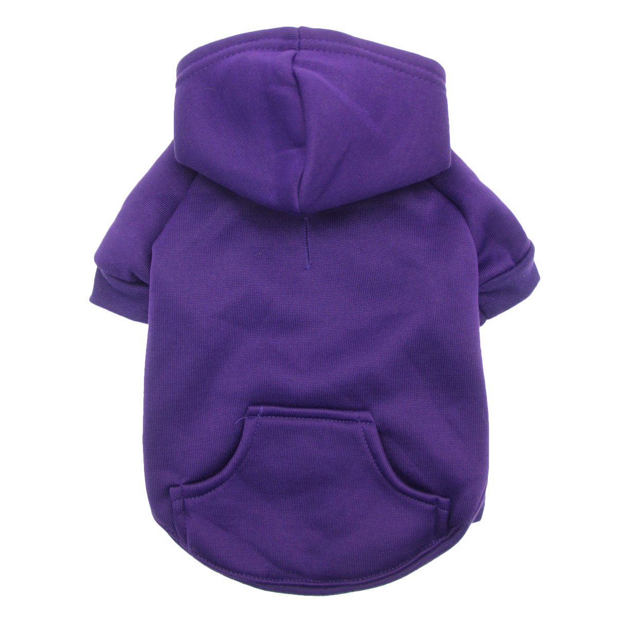 Barking BasicsDog Hoodie, Purple, Large