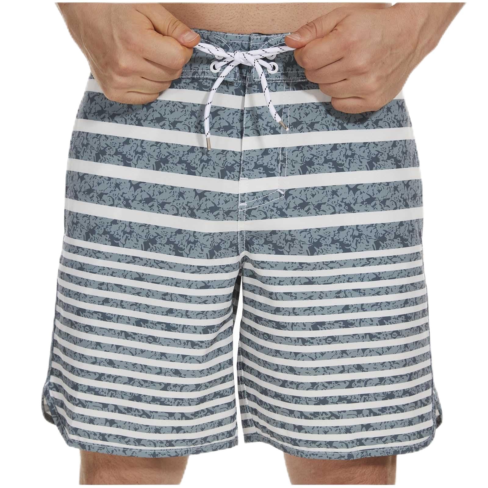 Pantalones Cortos Hombre,Pantalon Corto Hombre Cintura Elástica con Cordón Ajustable Secado Rápido Pantalon Corto Hombre Deporte Casuales Shorts de Playa Bermudas Hombre Verano