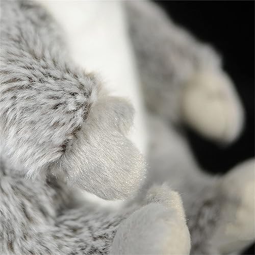 Juguete de peluche de koala simulado, animal de peluche de koala de 14 pulgadas, lindo y suave peluche de koala realista para niños, fiesta de