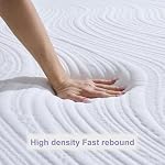 3 Inch Mattress Topper Twin，Cooling Gel Memorys Foam Mattress Topper, Pressure Relieving Layers with Removable Washable Cover, 39 * 75 Inch