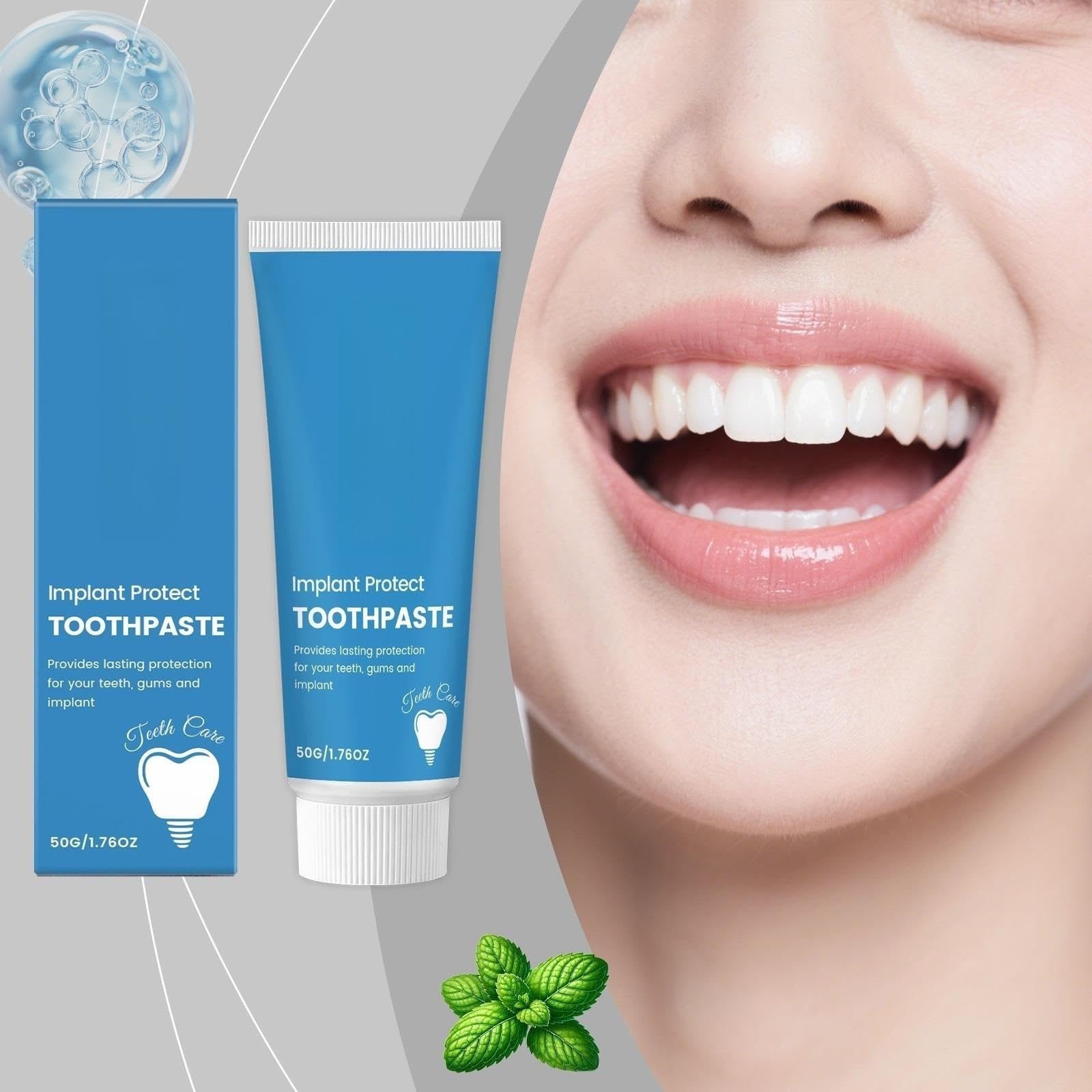 Dentifricio Delicato Perio 50 G - Menta Schiumosa Pulita For Denti Teneri E Alito Fresco(3PCS)