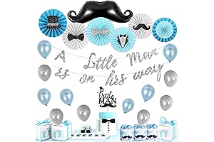 Little Man Baby Shower Decorations Kit