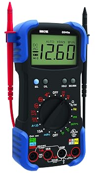 Automotive Digital Multimeter 10 MegOhm/UL INNOVA 3340