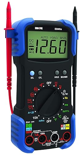 Innova 3340 Professional Automotive Digital Multimeter, Black