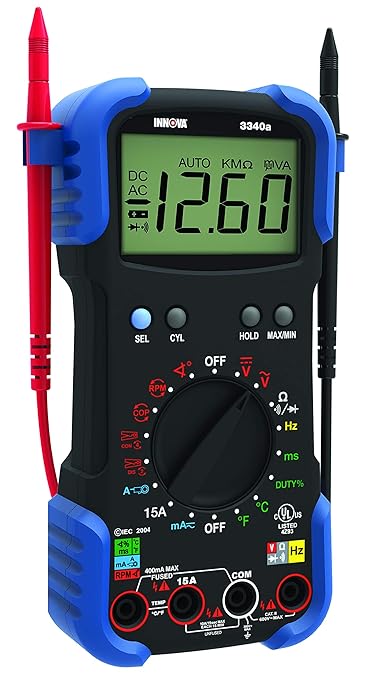 INNOVA 3340 professional automotive digital multimeter with accessories