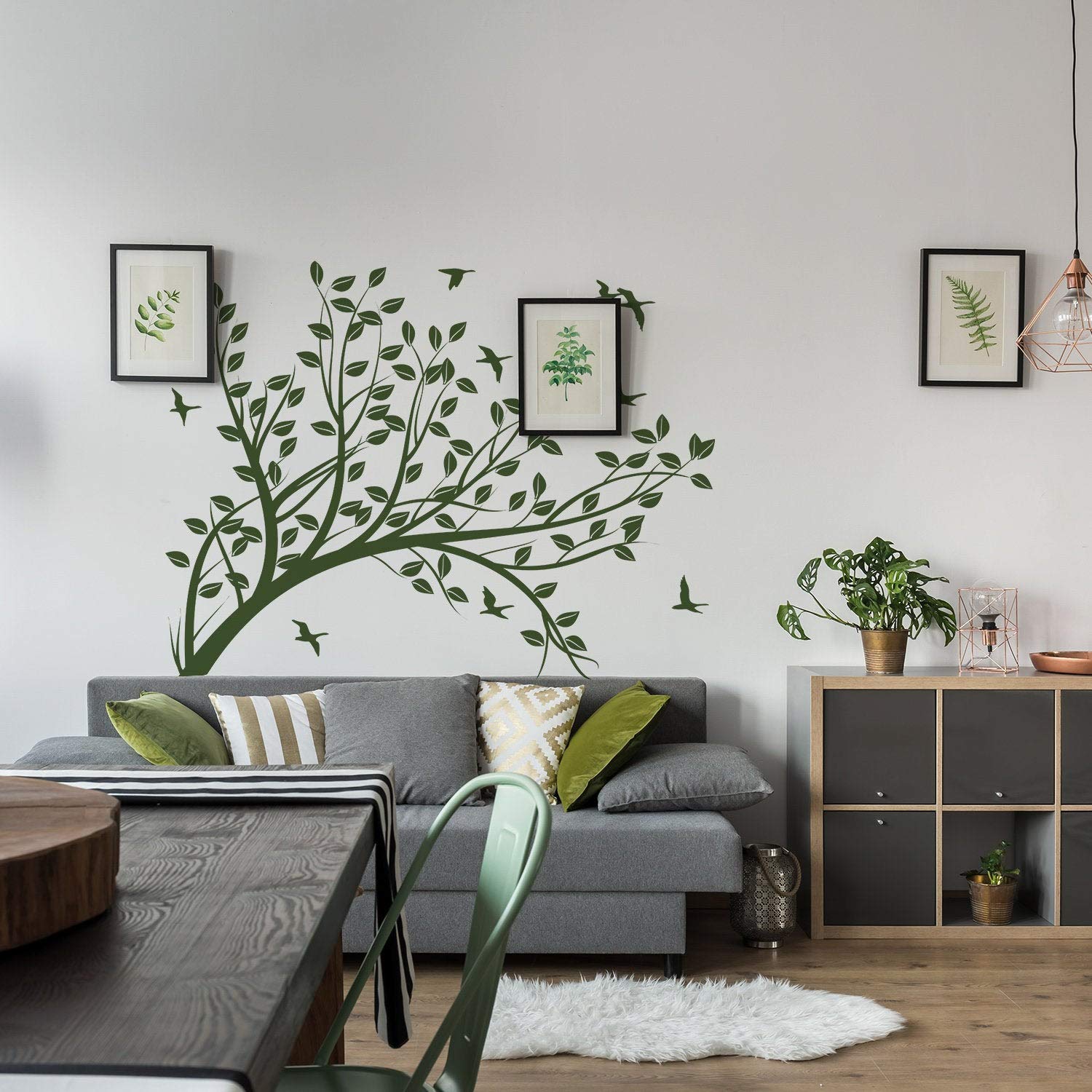 Adesivo da parete in vinile con ramo – Decorazione per camera dei bambini – Decorazione per bambini – Decorazione per bambini