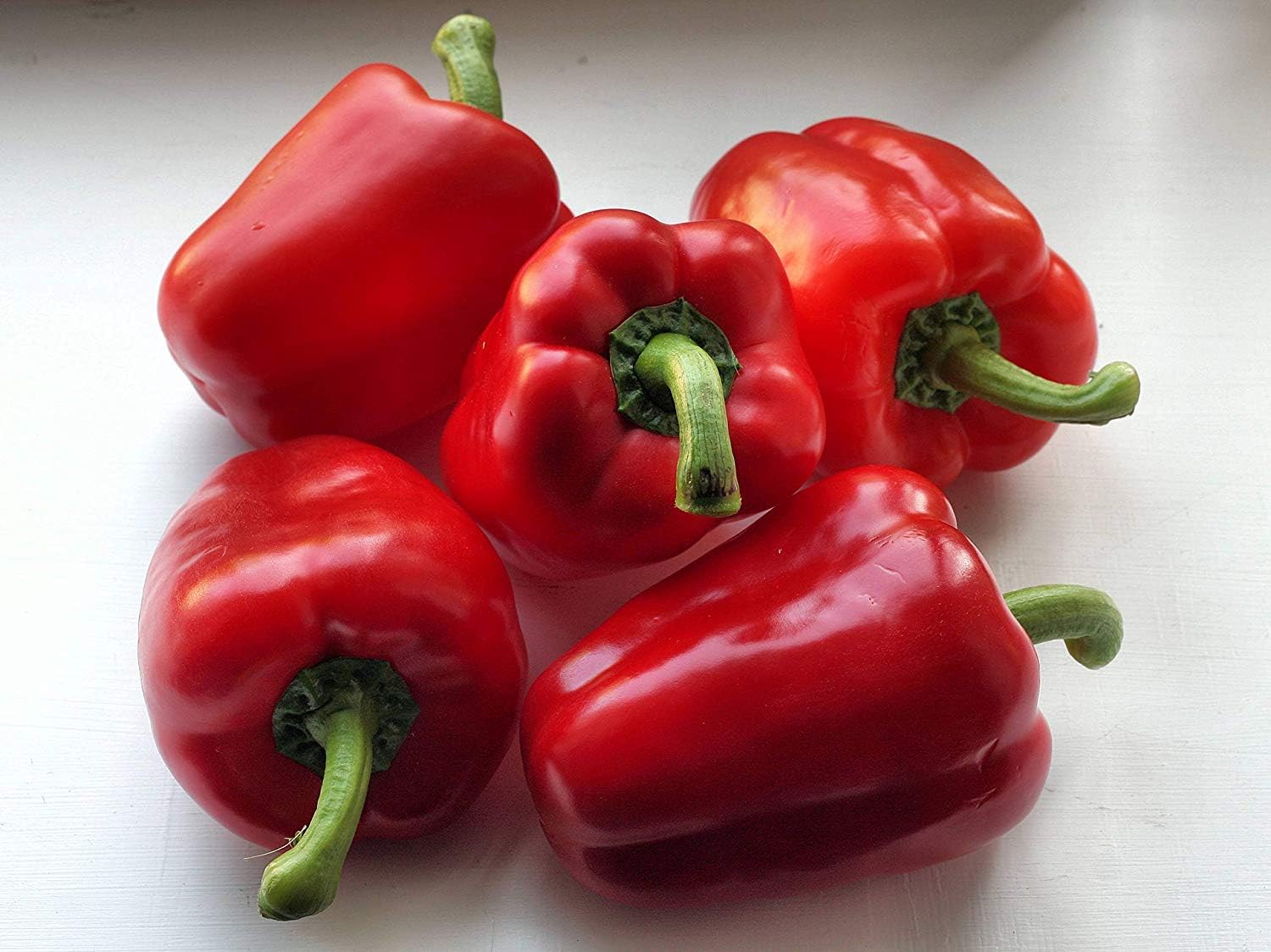 50+Big Red Bell Pepper Seeds, Premium Organic Heirloom Seeds, Fantastic Addition to Home Garden!Non GMO, Highest Quality Seeds, 100% Pure