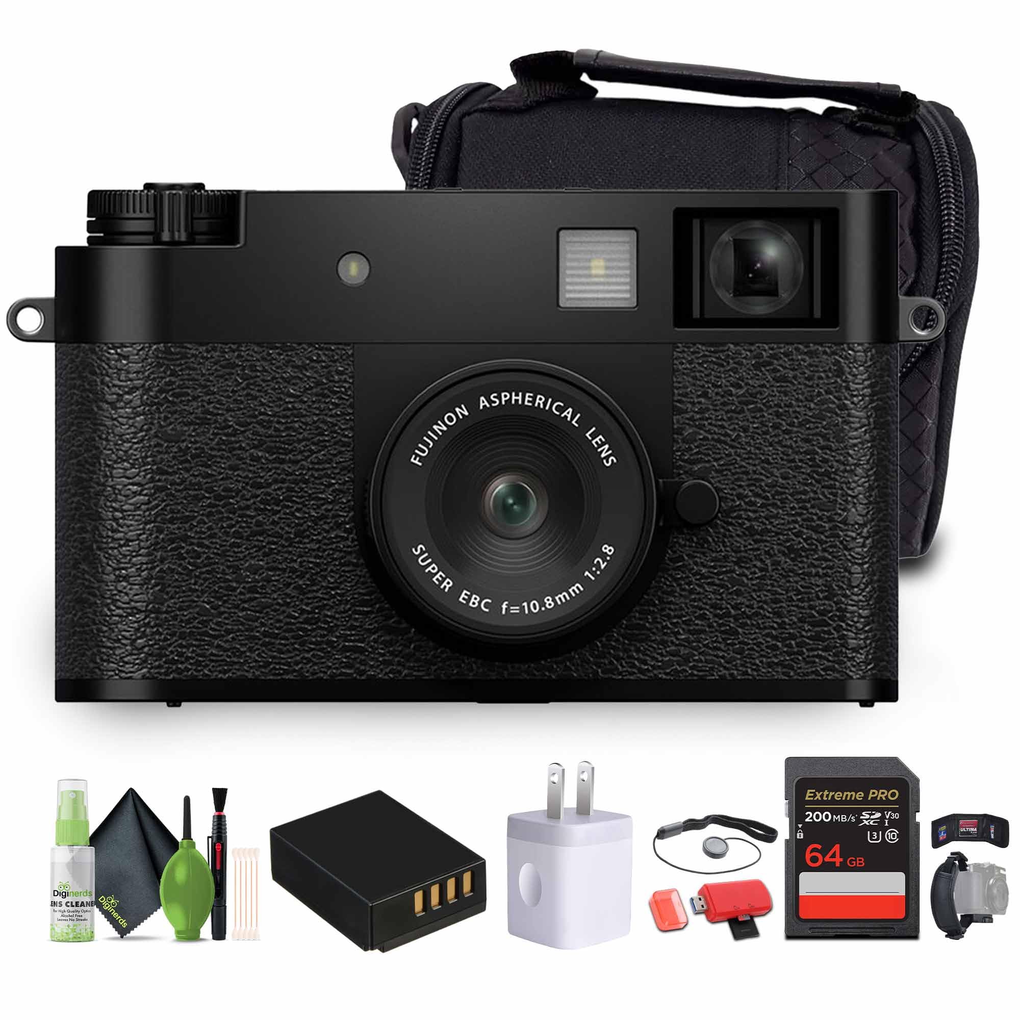 Amazon.com : FUJIFILM X Half Premium Compact Digital Camera (Black