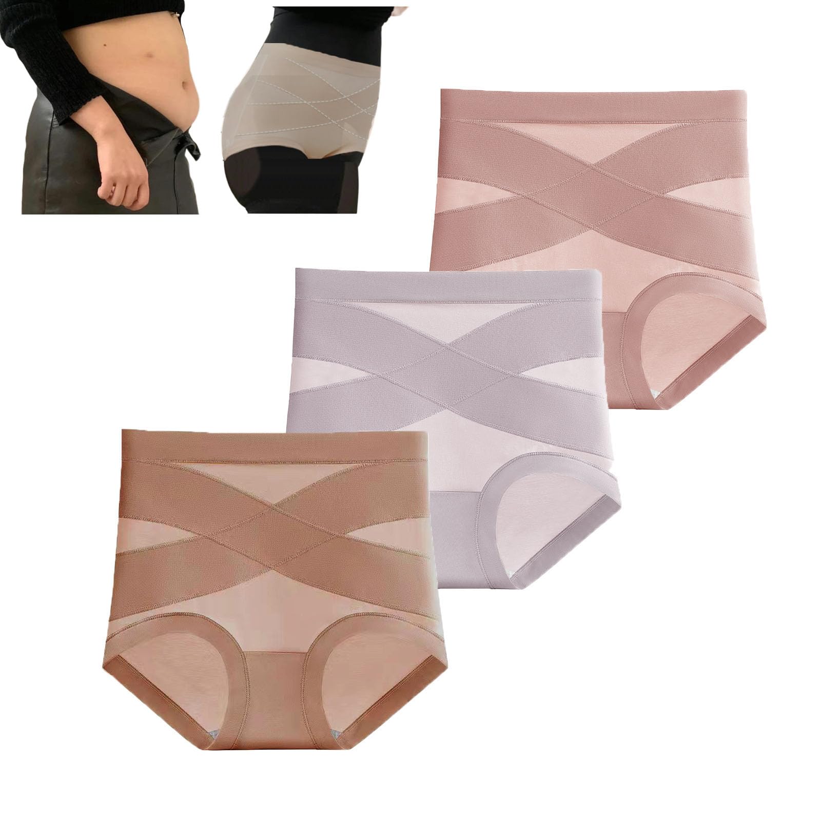 Ropa interior de control de barriga y antifugas para evitar manchas 8