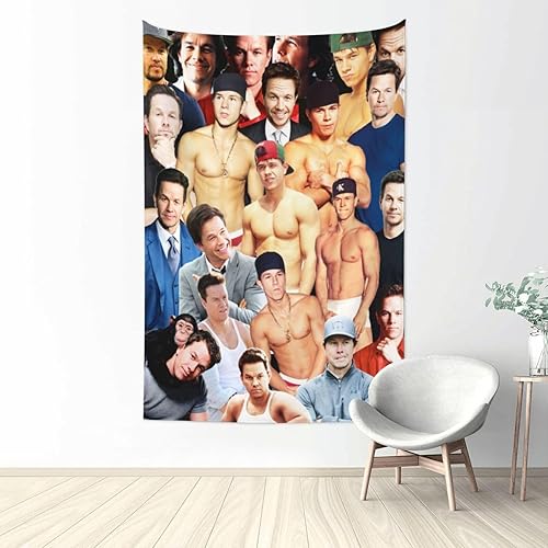 Zyqubaw Tapiz Mark Wahlberg - Póster para colgar en la pared, cartel para dormitorio, sala de estar, decoración de sala de estar, dormitorio