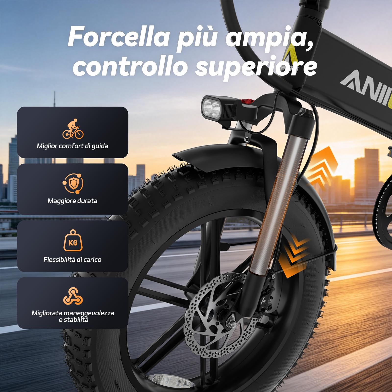 A6 Pro Bici Elettrica Pieghevole, Bicicletta Elettrica da 48V 20Ah Batteria Rimovibile,Velocità Massima 25 km/h, Motore Potente da 250W, Pedalata Assistita per 70-150 km,Gomme 20"×4.0" (Nero)