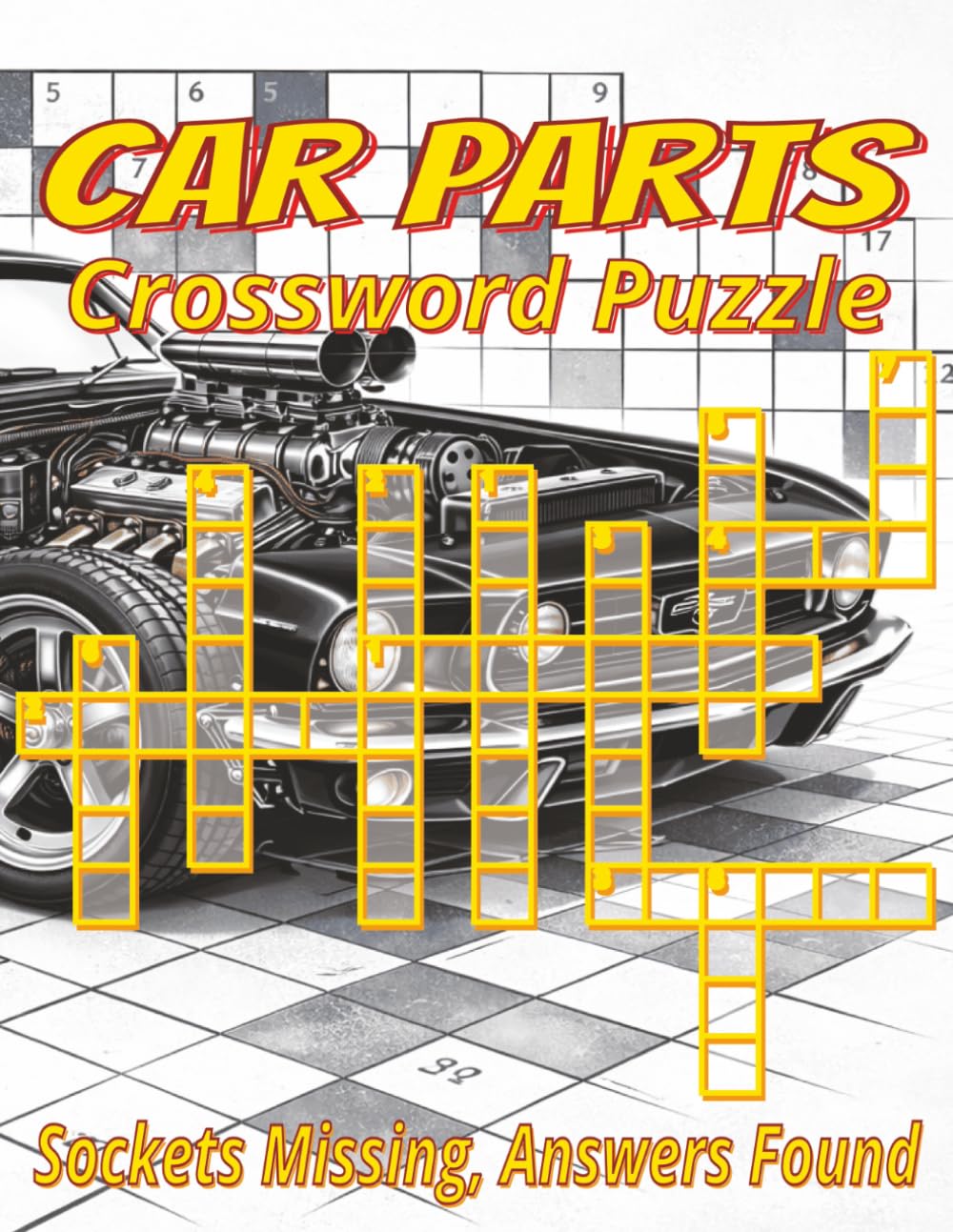 Car Parts Crossword Puzzles Large Print: rossword Puzzles with Clear, Easy-to-Read Clues about Engines, Mechanics, Tools, and More | 8.5x11 inches, ... large-print pit-stop for trips and easy rest.
