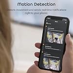 Geeni Hawk 3 1080P Caméra de sécurité extérieure – 2-Pack Caméras extérieures étanches pour la sécurité intérieure Motion & Détection de son et vision nocturne, soutient Alexa & Google