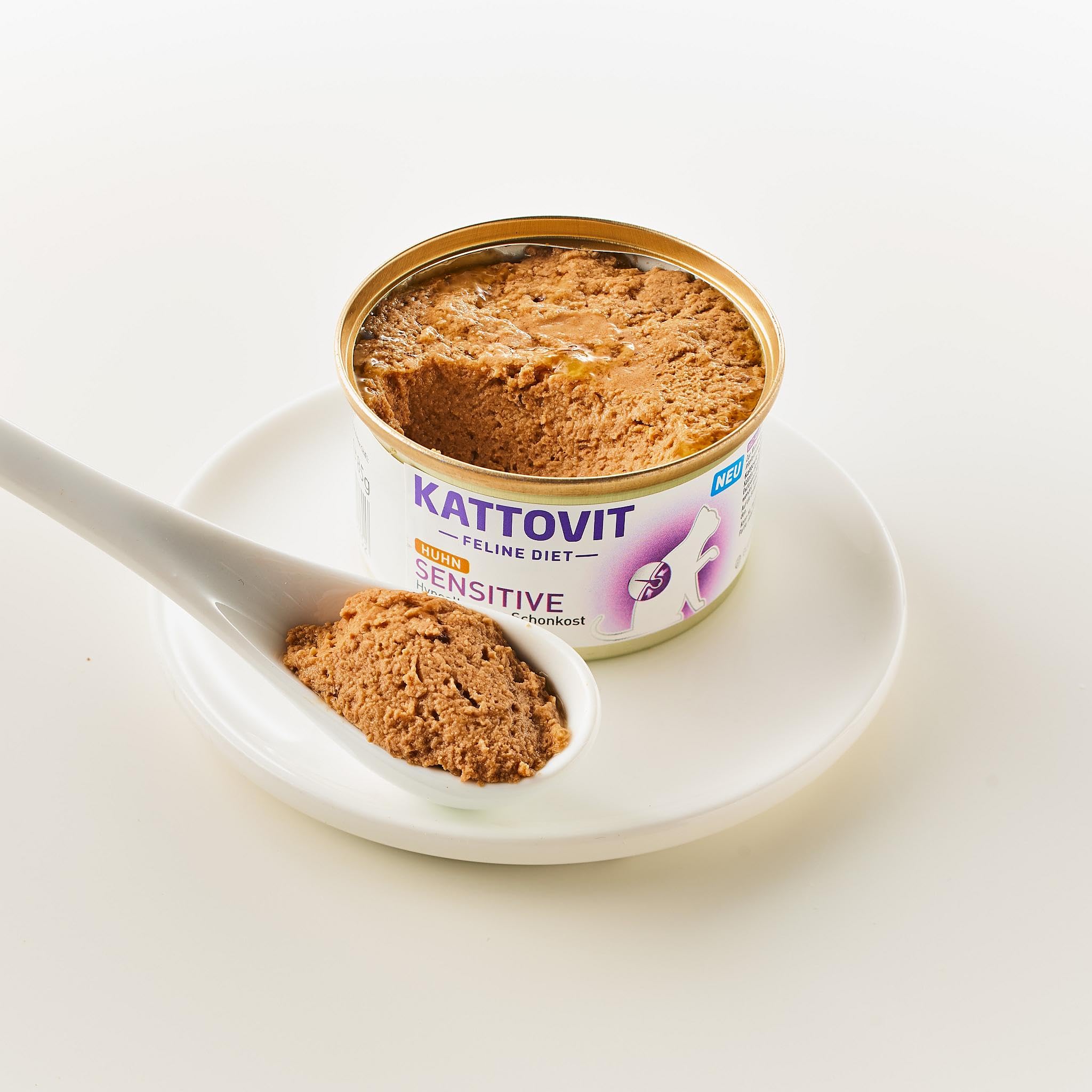 KATTOVIT - Sensitive Nassfutter fr Katzen | Dit-Katzenfutter als  Alleinfuttermittel. Gluten- & getreidefrei | Hypoallergen, fr  ausgewachsene Katzen | 12 x 85 g Pute : Amazon.de: Haustier