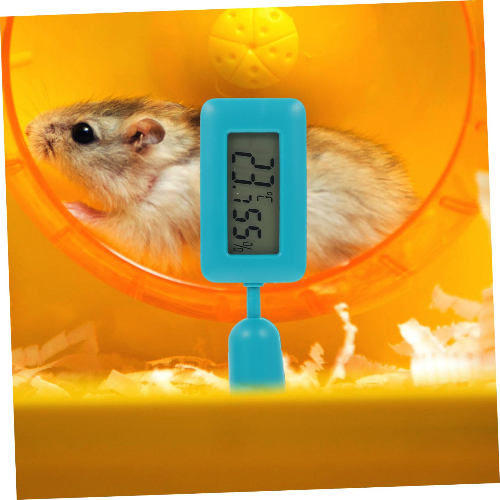 Yardwe 4stücke Digitales Reptil-thermometer Mit Rotationsdesign Und Saugnapf Für Terrarien Und Reptilienbecken Präzise Temperaturmessung Installieren Geeignet Für Zuhause