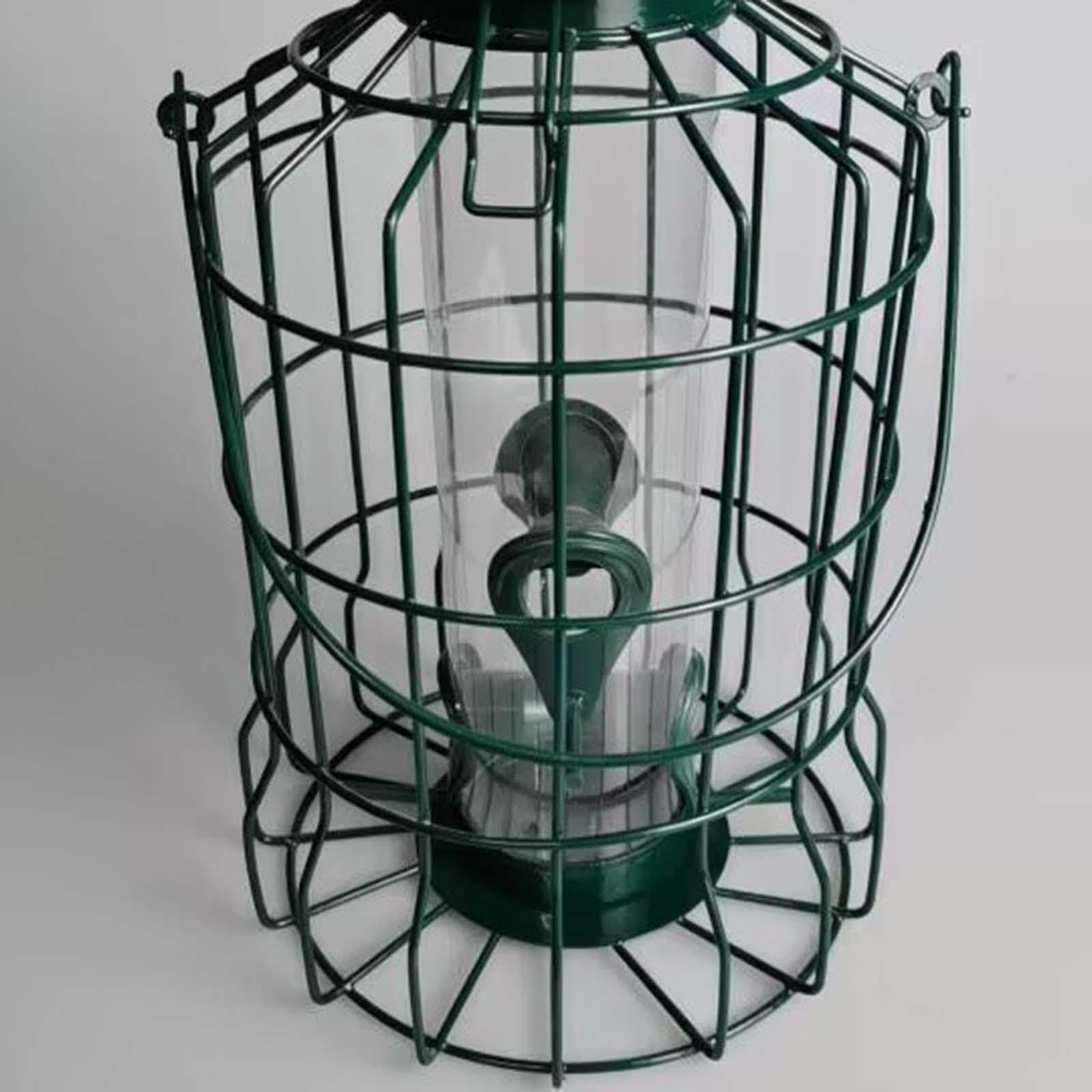 F Fityle Muliera per Uccelli in sospeso in Gabbia in Metallo 18x26 cm Accessori per Gli osservatori degli Uccelli Assemblaggio rapido con 2 Porte di