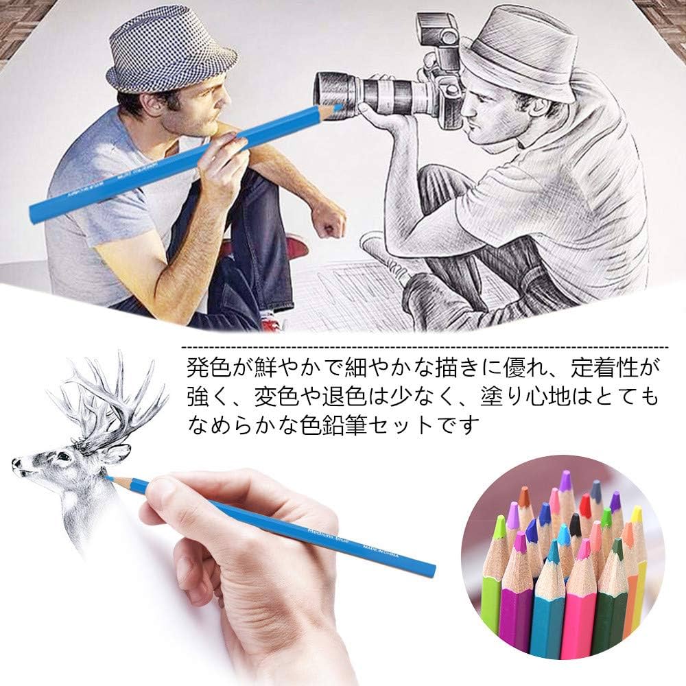 色鉛筆画　ぷりんページ Amazon | 色鉛筆 いろえんぴつ 油性色 120色セットカラーペン