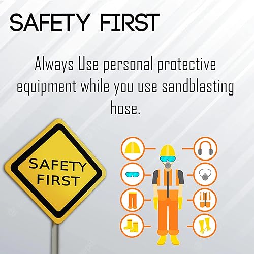 Miniatura 5 de Manguera abrasiva de chorro de arena de 12 pulgadas de diámetro interior, manguera de chorro de arena de 1 pulgada de diámetro exterior, manguera de
