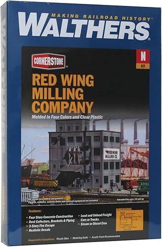 Miniatura 3 de Walthers, Inc. Red Wing – Fresado Co. Kit, 6 – 5/8 X 4 – 7/8" 16,5 x 12 cm