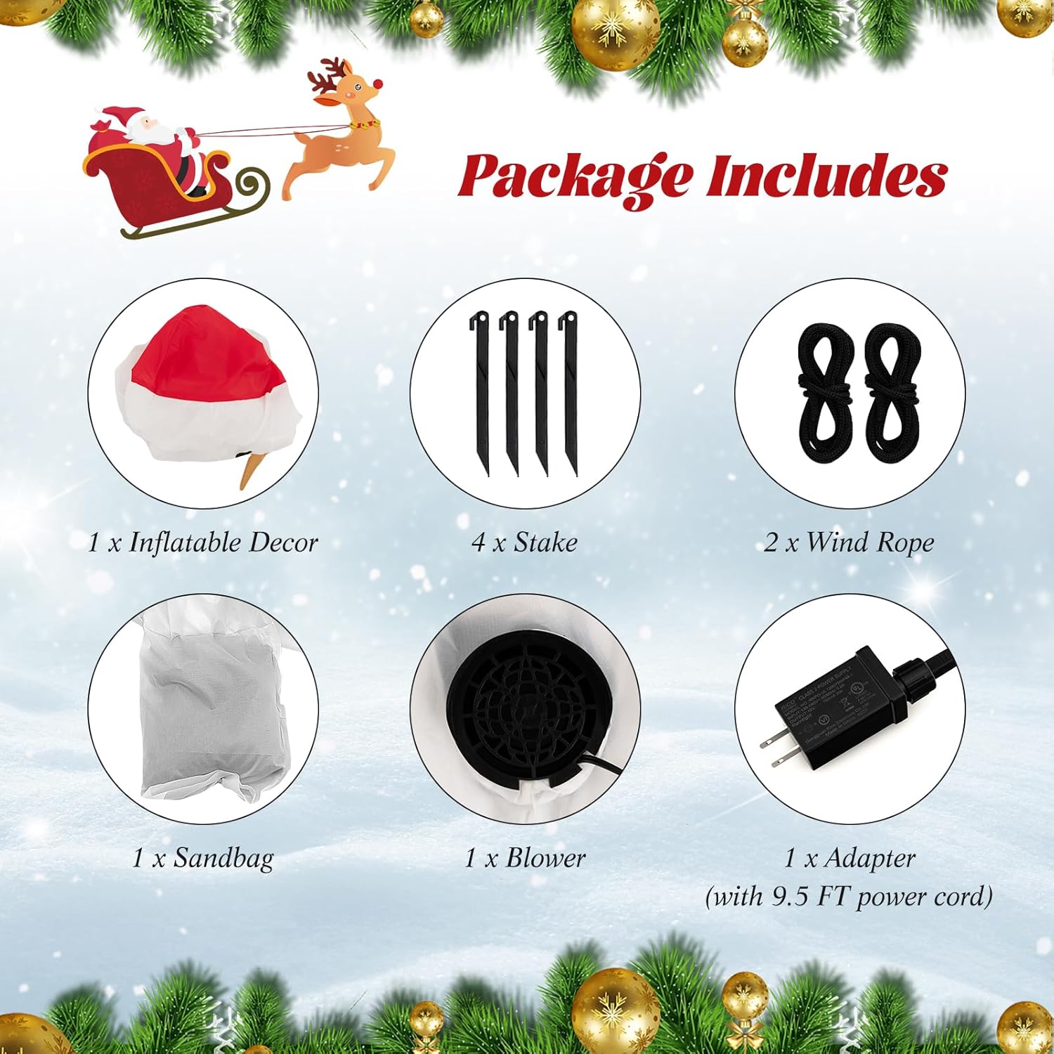 Tangkula 4 FT Lighted Christmas Inflatable Snowman with 360° Rotating Colorful LED Light, Blow-up Christmas Decoration, Lighted Christmas Yard Decoration, Indoor Outdoor Holiday Yard Lawn Decoration