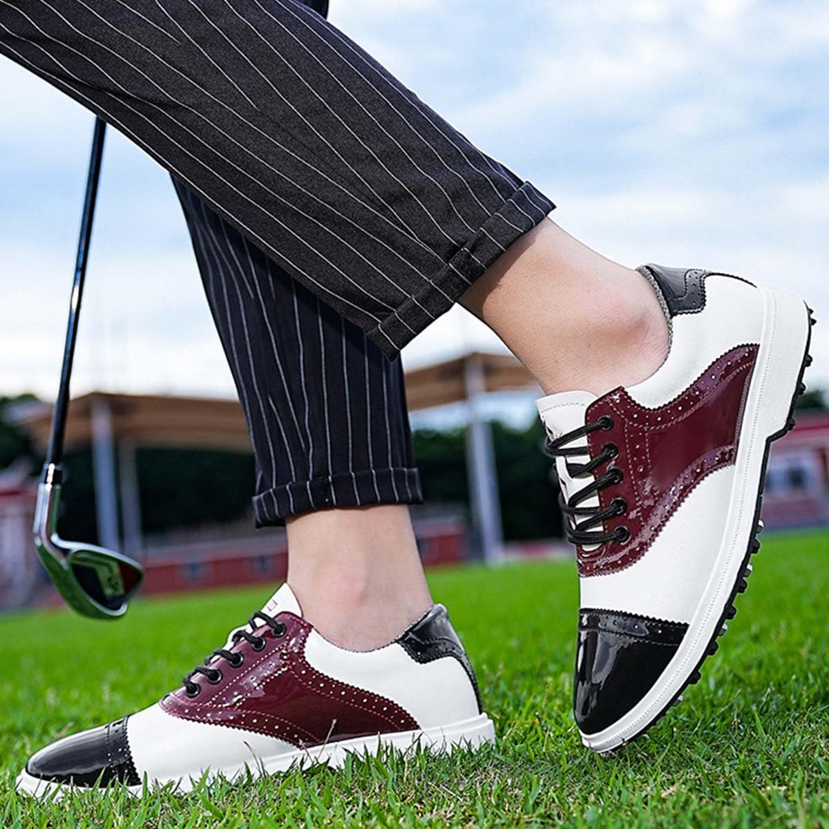 Zapatos De Golf Sin Clavos para Hombre Talla Grande