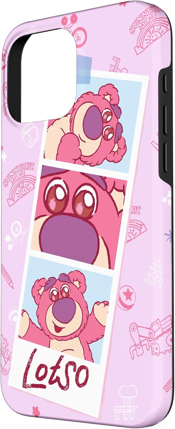 Disney and Pixar’s Toy Story Lotso Fluffy Cute Photo Strip Case for iPhone 16 Pro Max