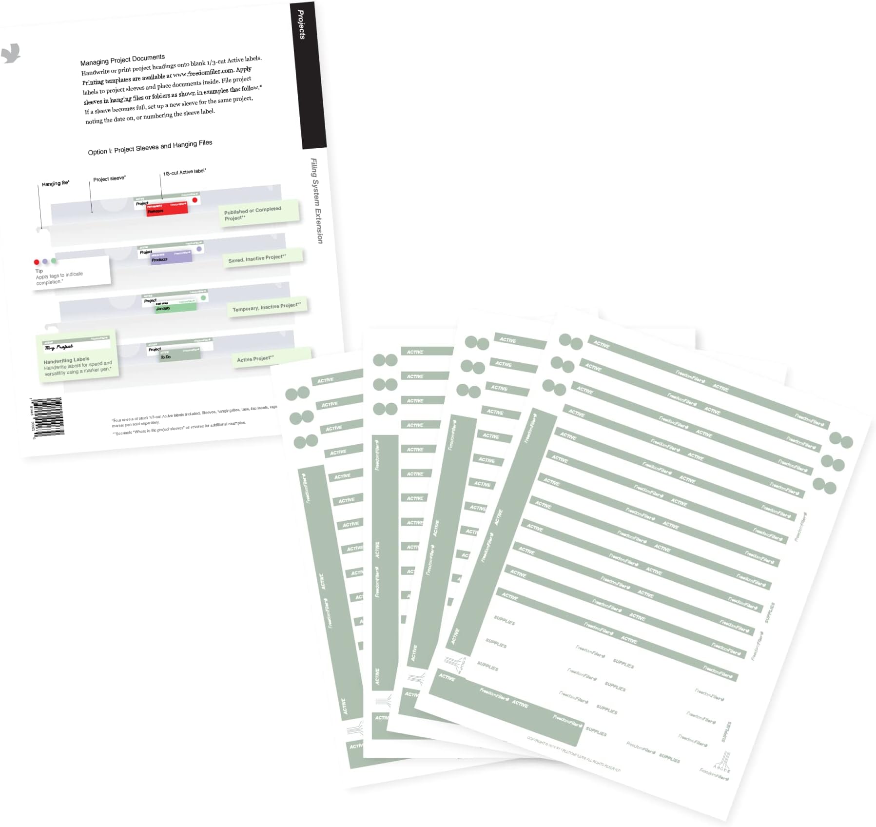 Project Sleeve Expansion Labels