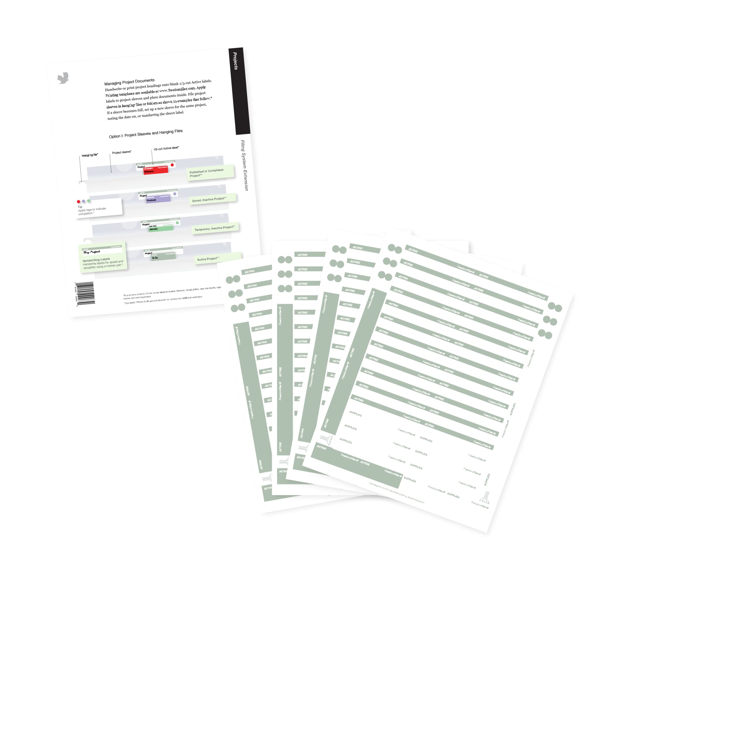 Project Sleeve Expansion Labels