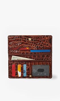 BRAHMIN Ady Wallet - Pinstripe Petals Melbourne