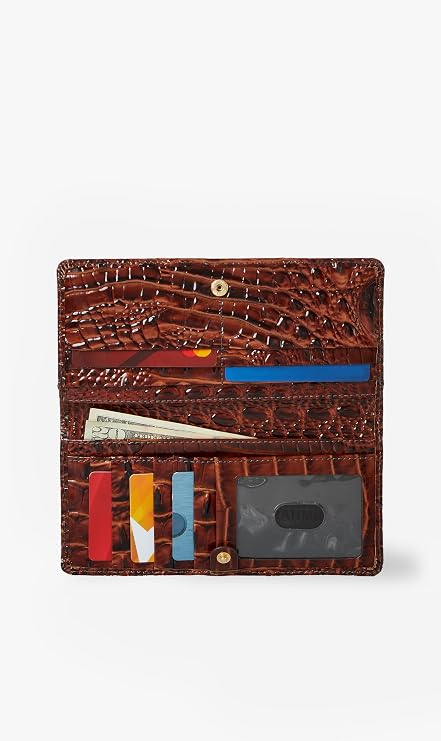BRAHMIN Ady Wallet - Pinstripe Petals Melbourne