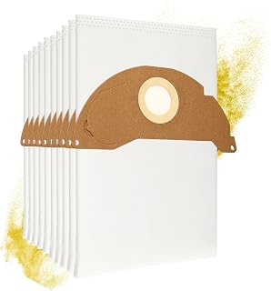 10 Bolsas para compatible con aspiradora Kärcher Aspirador Serie WD 2 & MV 2, WD 2.200, WD 2.250 alternativa a la original 6.904-322.0