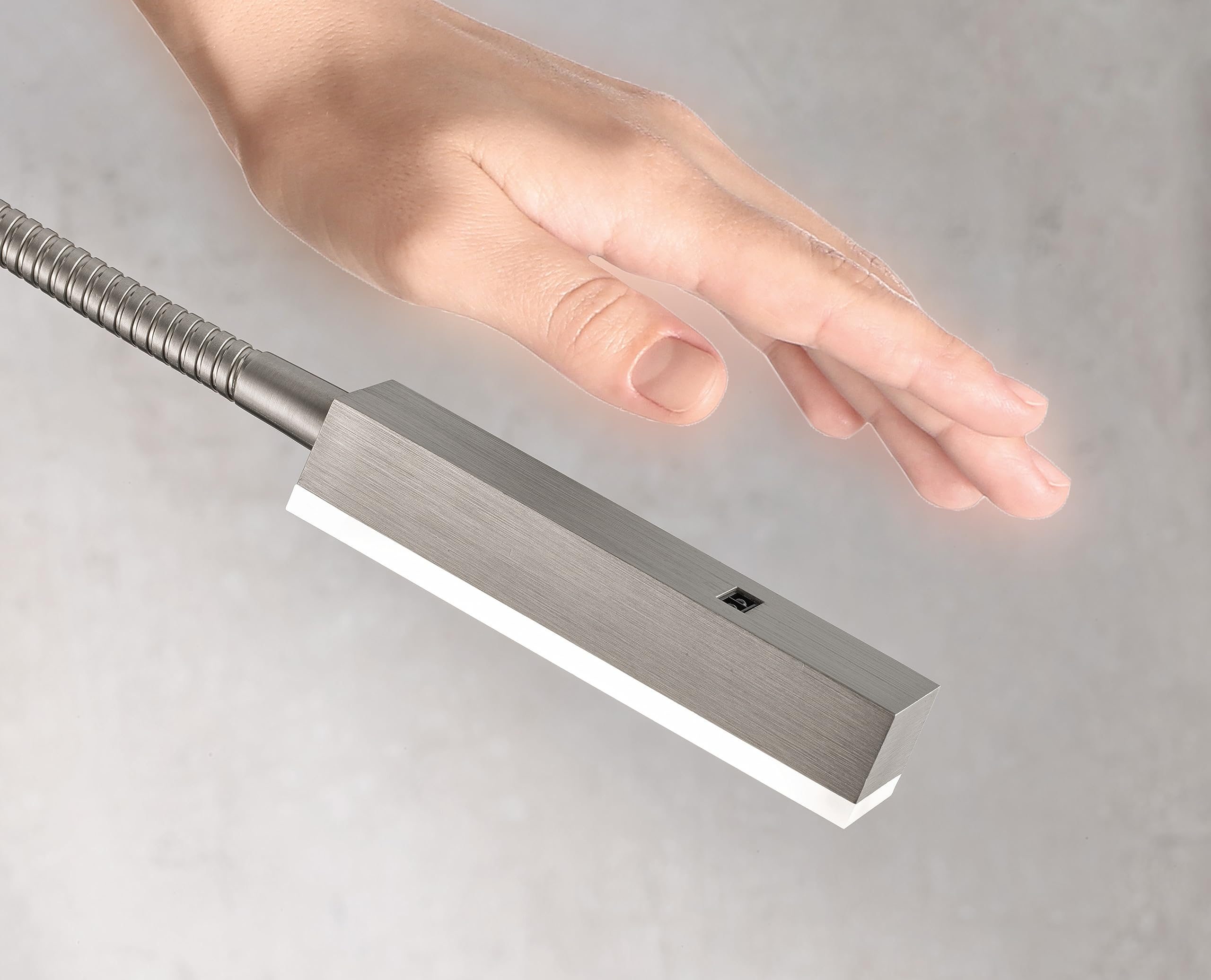 Fischer & Honsel | Bettleuchte Flex, Raik | mit Gestensteuerung dimmbar | 1x LED 5 Watt, 3000 Kelvin, 470 Lumen | EEK: F | 30602, Weiß