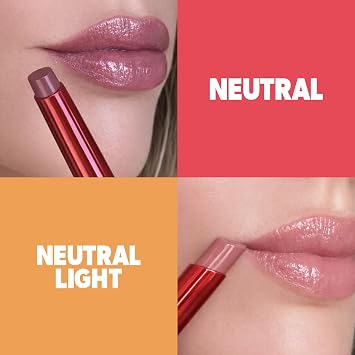 Beauty For Real Lip Revival Essential Hydration Serum Lipstick, Neutral - Lightweight & Hydrating - Contains Hyaluronic Acid, Mango Butter, and Nourishing Plant Oils
