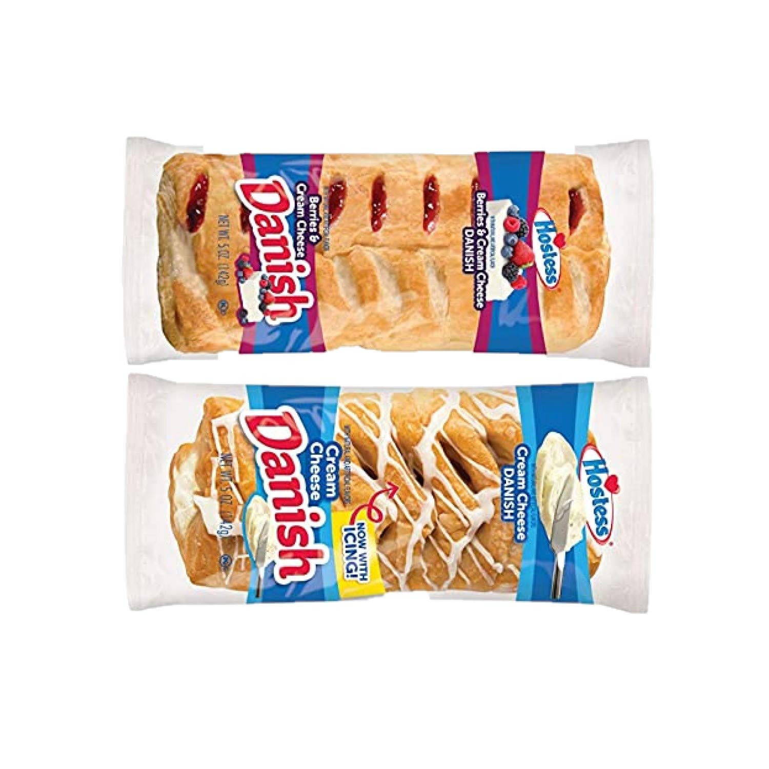Hostess Variety Pack | Honey Buns, Coffee Cake, Donettes, Cakes, and Danish | 12 Packs
