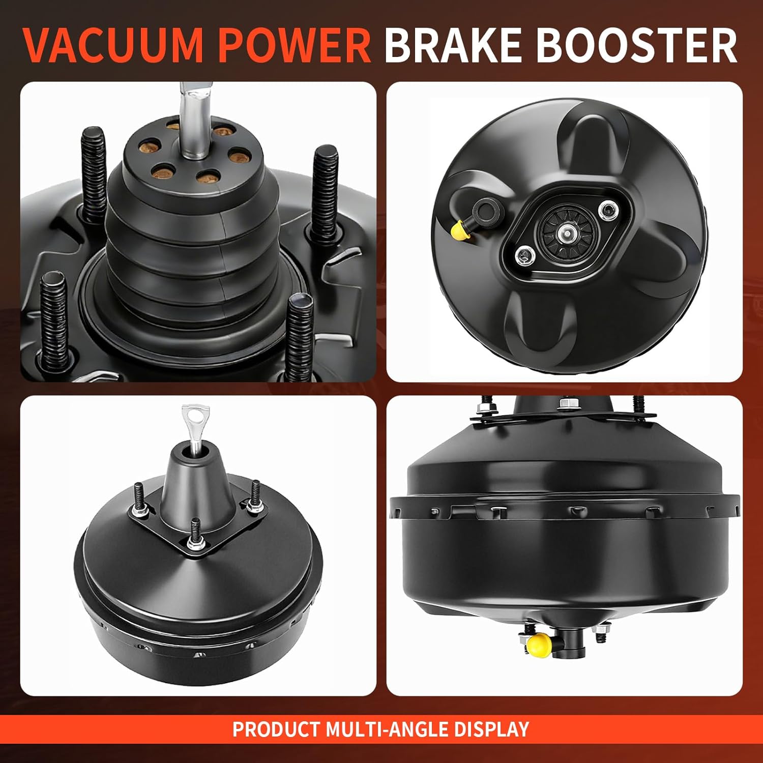 54-74821 Power Brake Booster without Master Cylinder, for Buick Rainier, for Chevrolet SSR/Trailblazer, for GMC Envoy, Isuzu Ascender, for Oldsmobile Bravada, for Saab 9-7x, 54-74821, 18044444