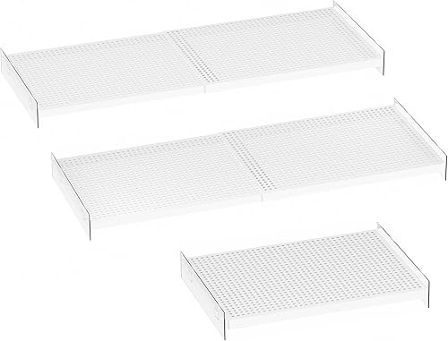 Divisor de estantes de armario, estante de tensión de gabinete de metal resistente, separador de estantes para armario, despensa, cocina,