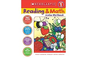 Grade 1 Reading & Math Jumbo Workbook