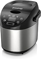Breadman BK1200SS 2-Pound Stainless Steel Bread Maker - 12 Settings, Gluten-Free, Low-Carb, 13-Hour Delay Timer