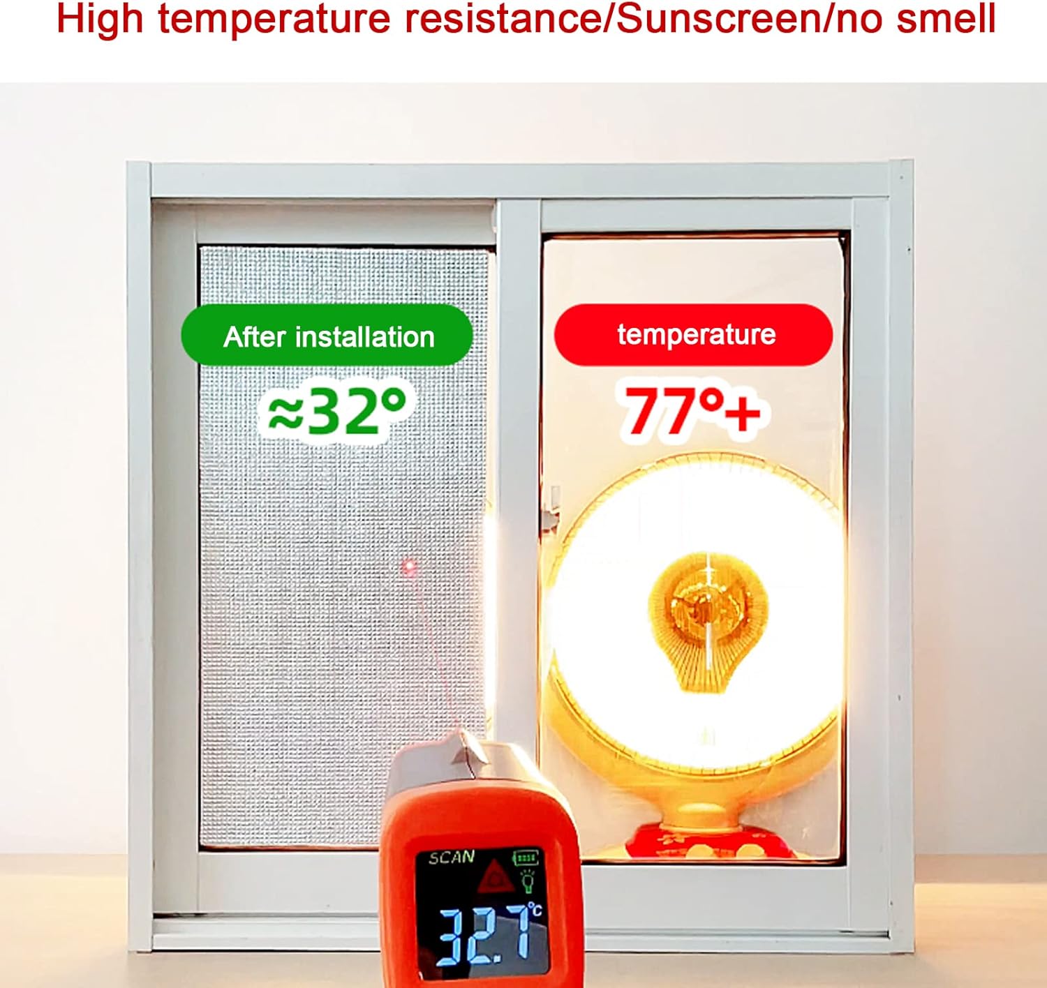 Cooling Privacy Window Film,Anti UV Sun Protection Film,Total Blackout Window Film,Sun Roof Insulation Film,Aluminum Foil Sun Visor,8mm,Easy to Disassemble/Reusable,for Home (35''x63'')